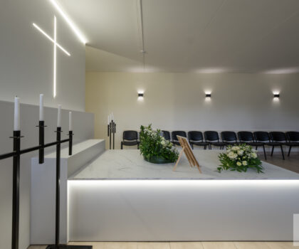 Domeikavos Lietuvos Kankinių bažnyčios šarvojimo salės (trys)